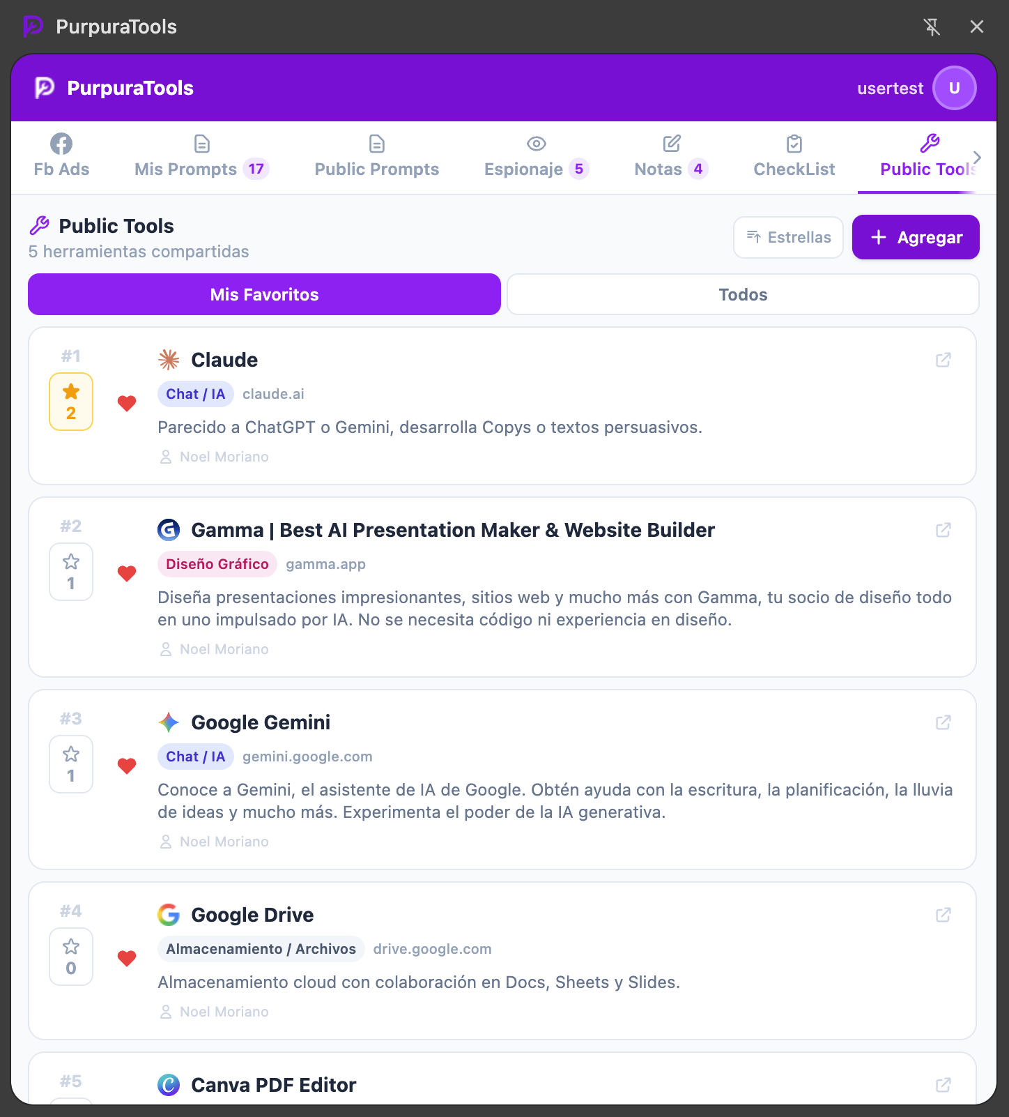 Public Tools